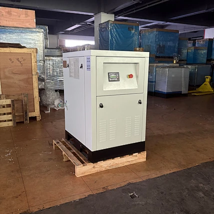 FGMI Intelligent Control Oil-Free Screw Air Compressor Direct Drive Engine Air Cooled Portable Compressed Air Without Oil Water