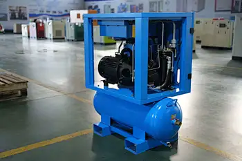 FGMI Screw Air Compressor 7.5kw //5.5kw Screw Air Compressor // 5.5kw Integrated Air Compressor // 5.5kw Screw Compressor // screw Air Compressor 8bar // screw Air Compressor With Air Tank // all In One Screw Air Compressor // 7.5hp Screw Air Compressor /