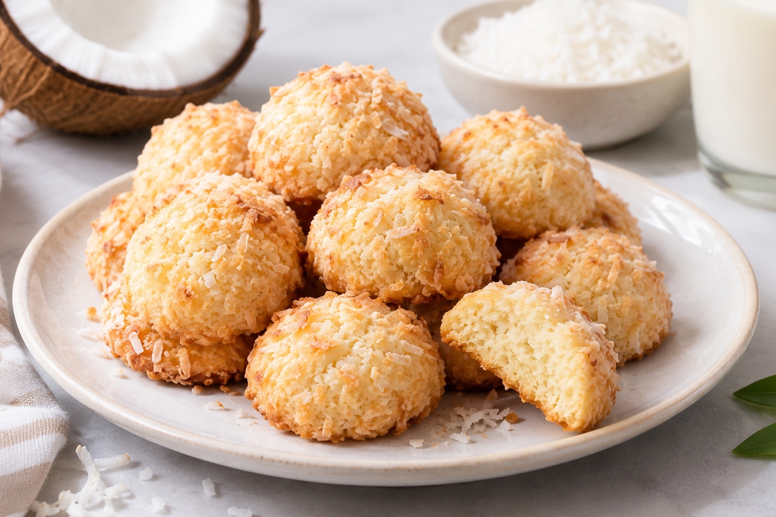 cookies with a coconut flavor