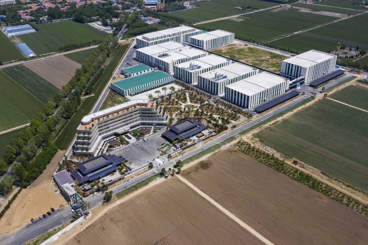 Overhead view of Hodias Factory