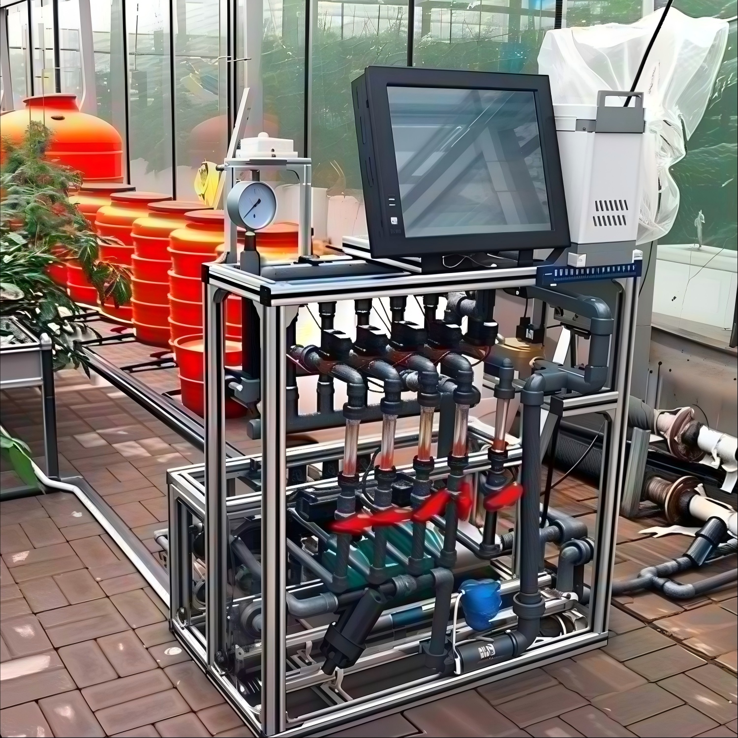 Integrated water and fertilizer system
