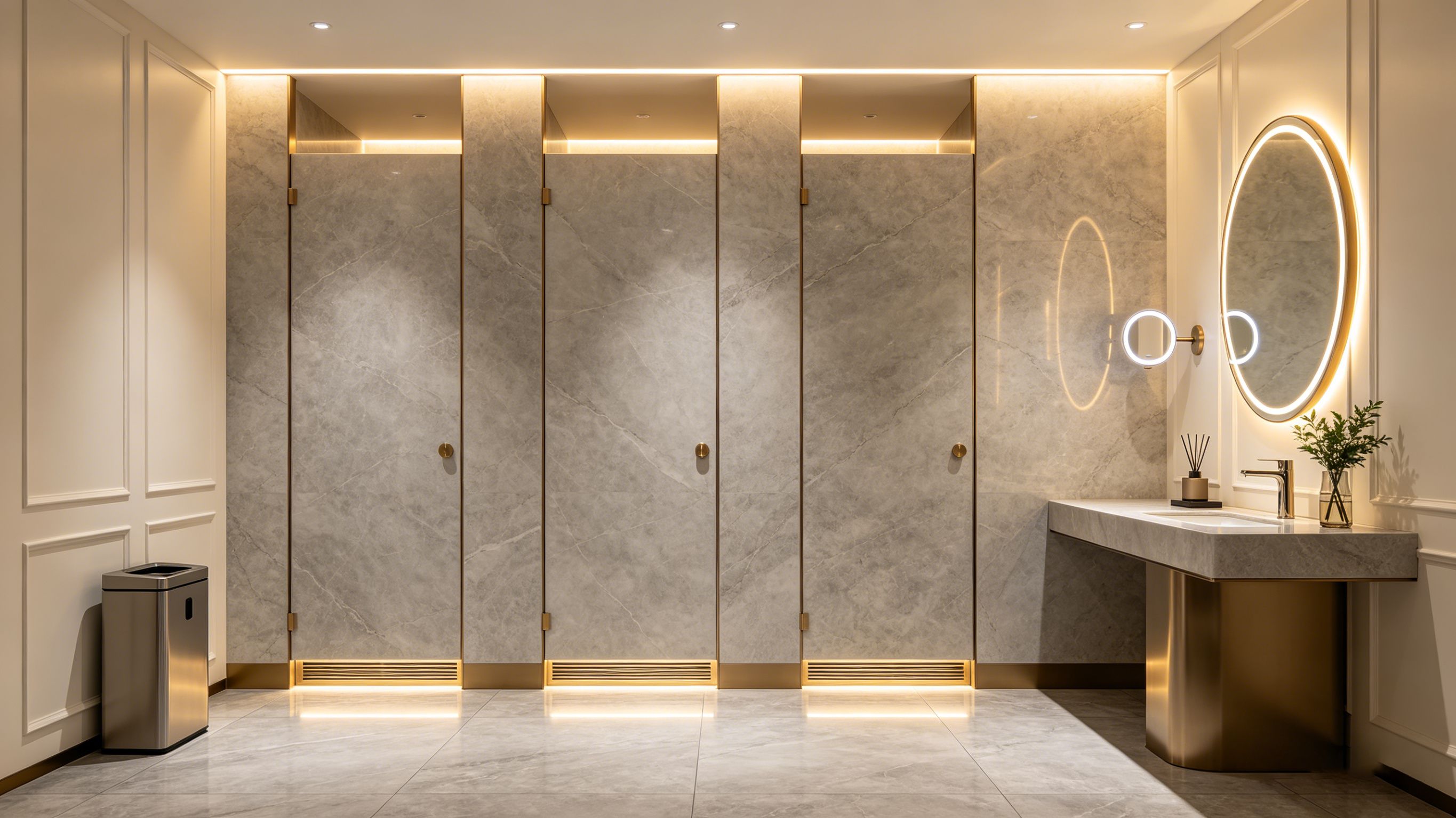 commercial restroom partitions