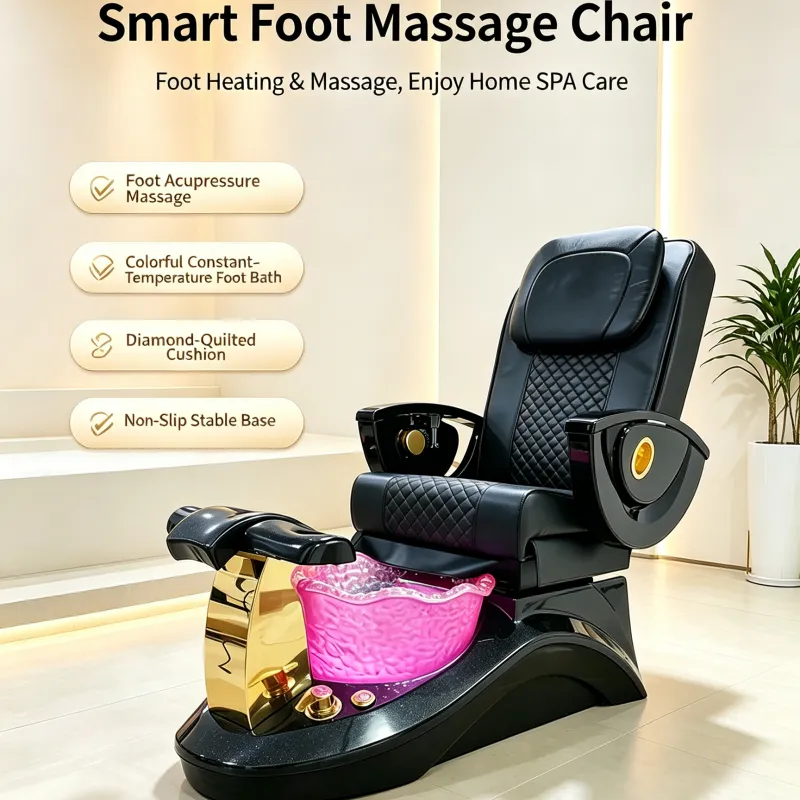 foot spa chair luxury pedicure chair black pedicure chair