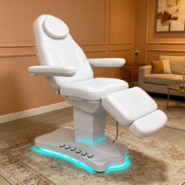 Electric facial chair Multi-function spa chair Split leg facial chair