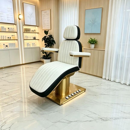 3 Motors Beauty Chair Aesthetic Salon Chair PU Leather Beauty Chair