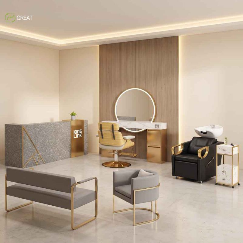 barber chair set salon furniture set barber set