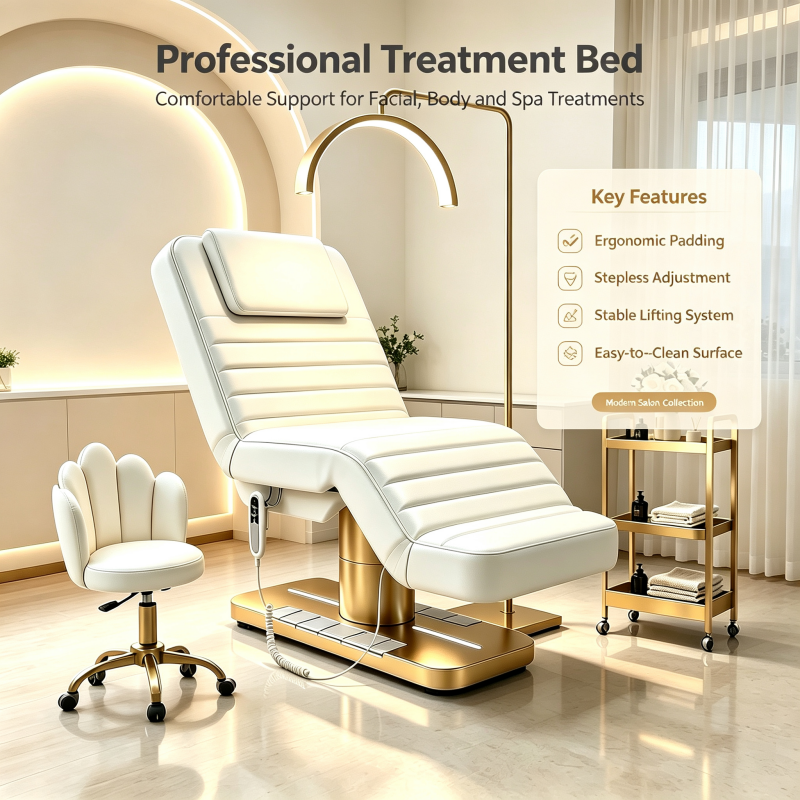 luxury lash bed electric esthetician bed facial treatment chair