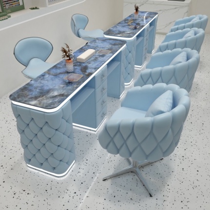 manicure desk marble nail table nail workstation