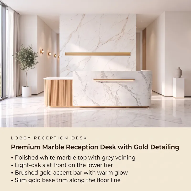marble reception desk luxury reception desk hotel front desk