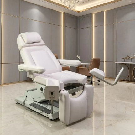 Electric gynecology exam chair PU leather medical beauty chair Clinic exam furniture