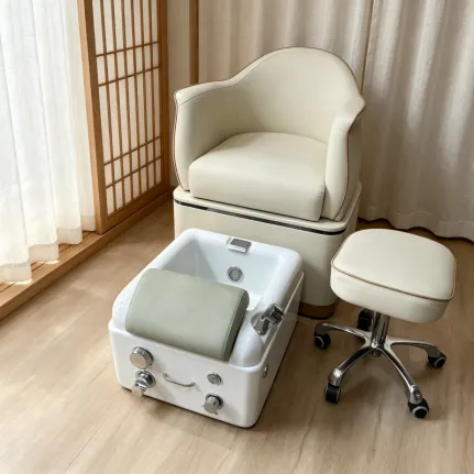 cream pedicure chair salon furniture pedicure chair salon pedicure station