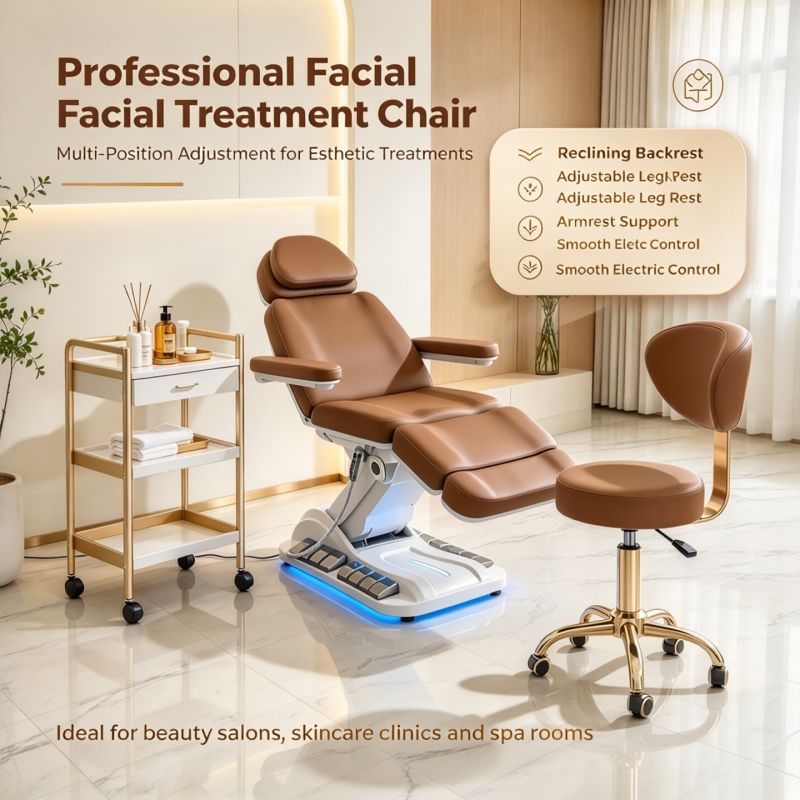 facial treatment chair spa massage table electric treatment chair