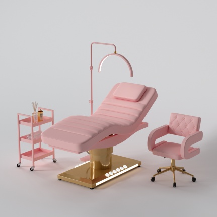 Esthetician bed Eyelash bed Facial massage table