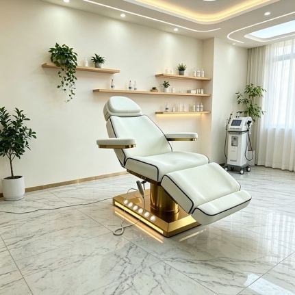 3 Motors Beauty Chair Adjustable Reclining Chair Facial Treatment Chair