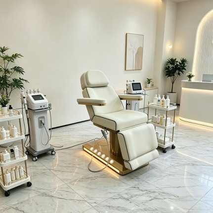 3 Motors Beauty Chair Electric Beauty Chair Aesthetic Salon Chair