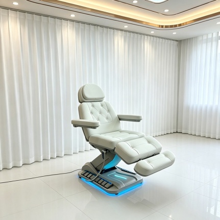 Electric Beauty Chair Esthetician Chair LED Salon Chair