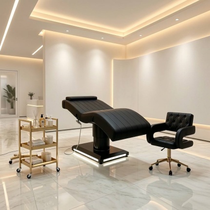 Electric eyelash beauty bed electric spa bed facial treatment bed