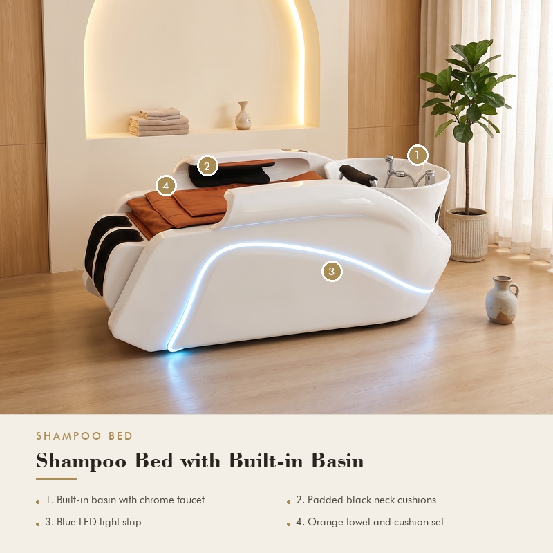 head spa shampoo bed shampoo chair bed scalp treatment bed