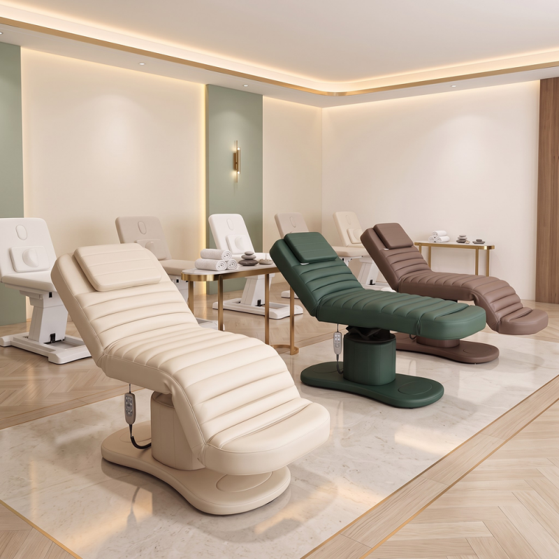 facial treatment chair treatment chair ribbed beauty bed