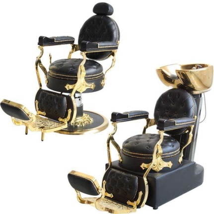 Vintage Salon Chair Barber Chair Reclining salon chair