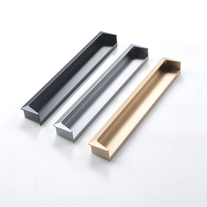 Flush Mount Button Pull Handle