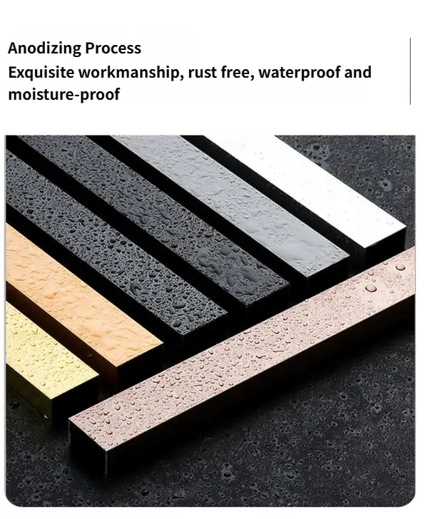 U-shaped trim strip