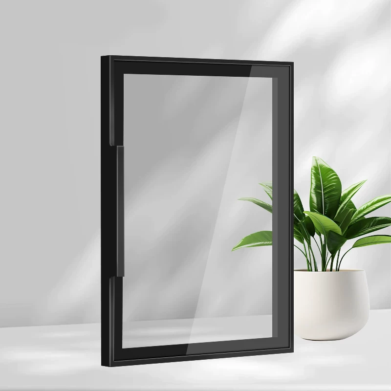 minimalist glass door frame