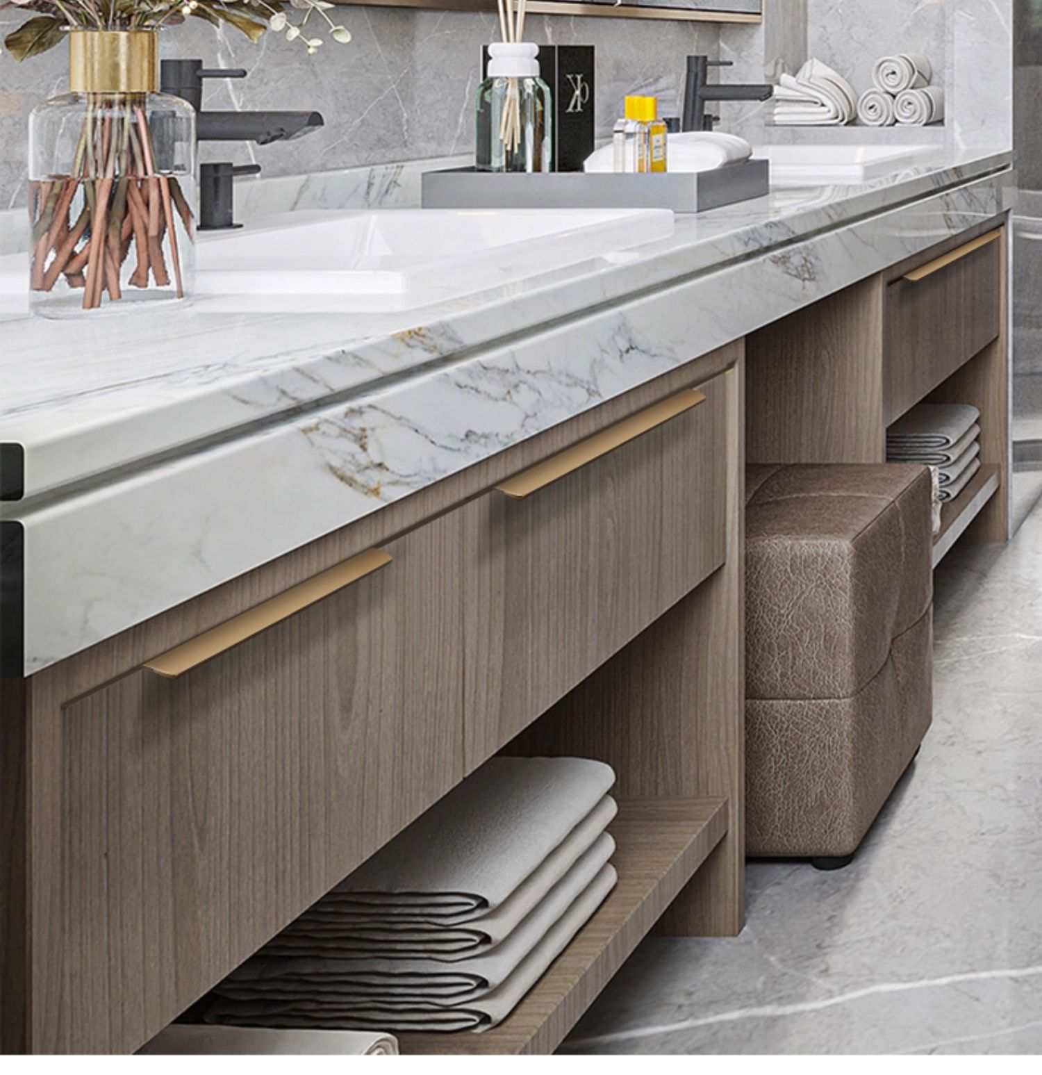 Hidden Cabinet Door Handle