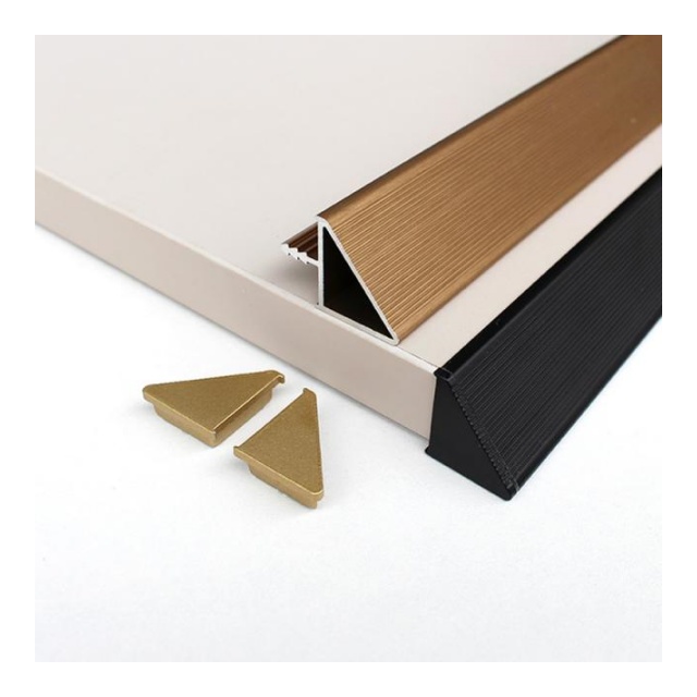 Modern beveled edge pull handle made of aluminum