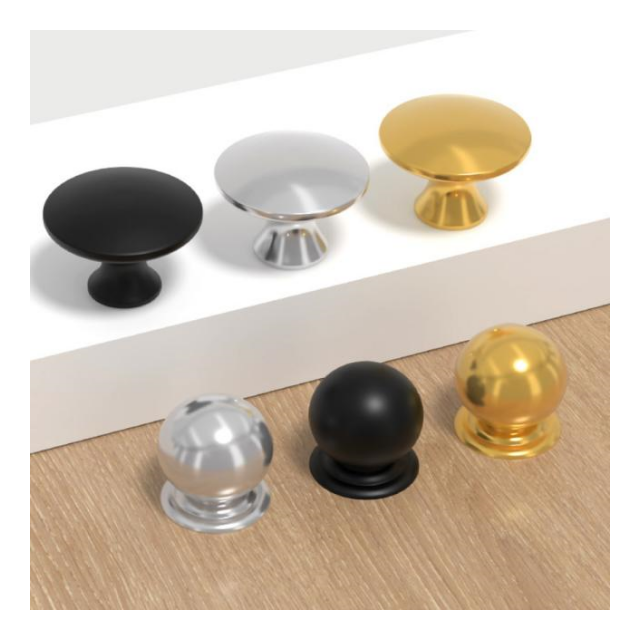 round end pull handle