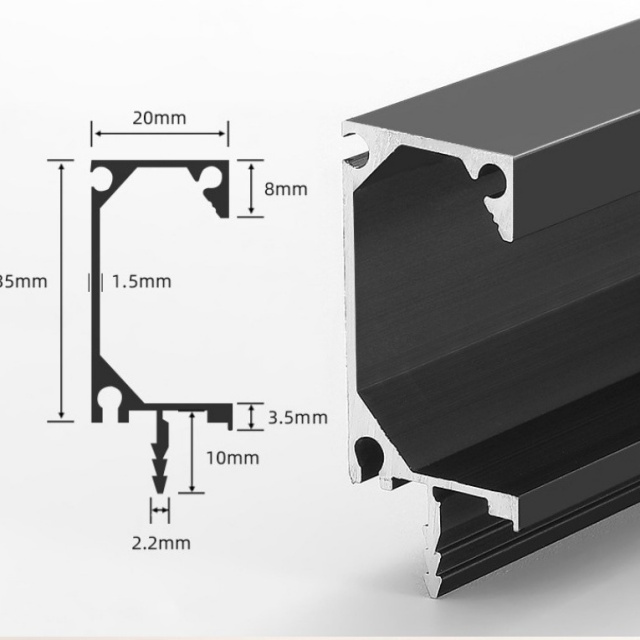 G-shaped Concealed Handle