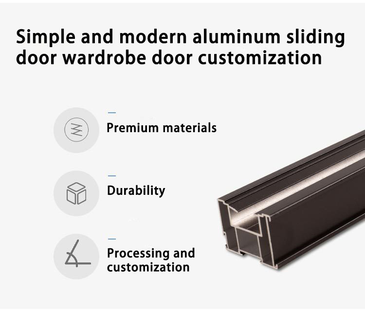 Aluminum Sliding Wardrobe Door