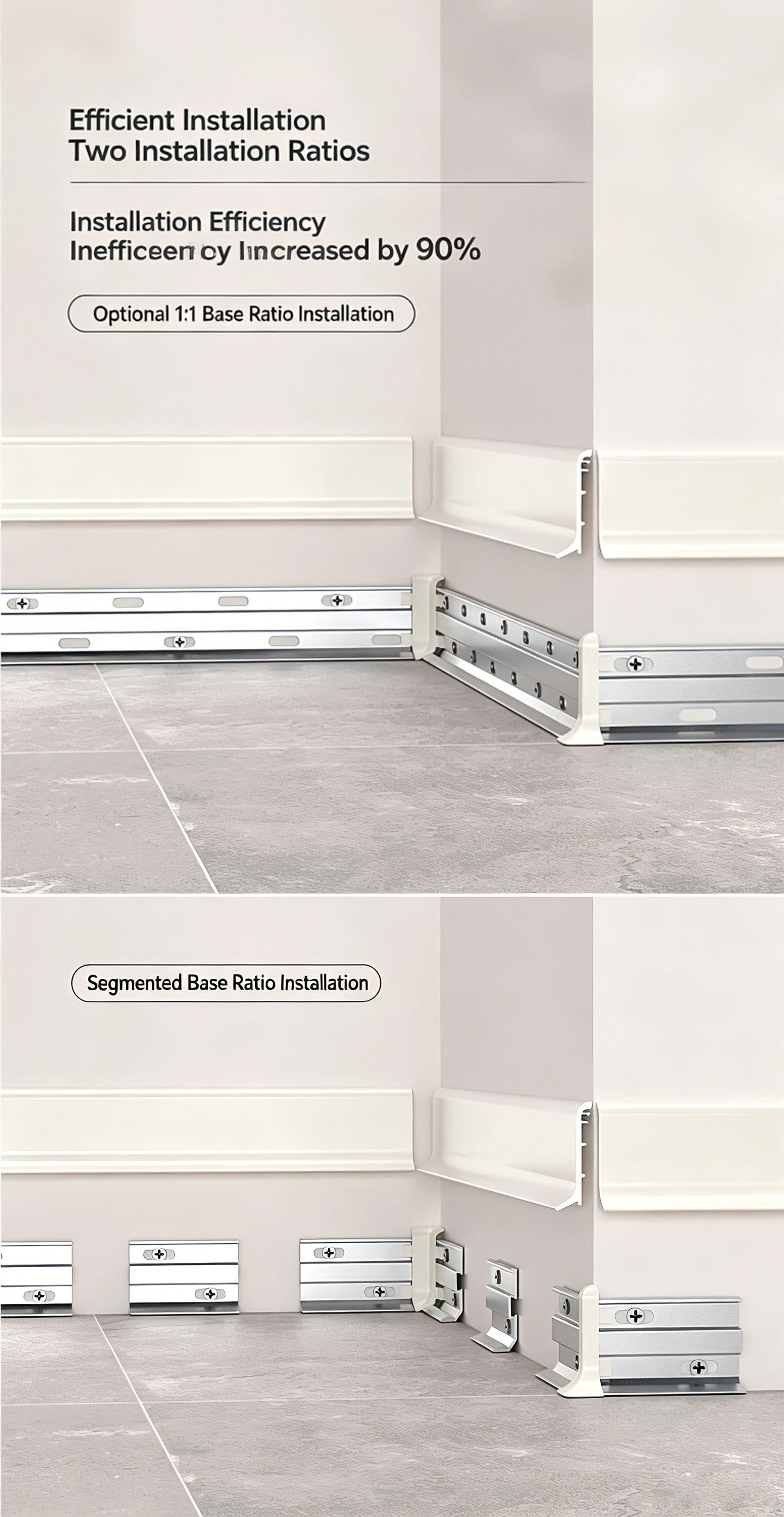aluminum profile skirting board
