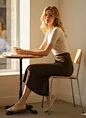 wool blend jersey skirt supplier