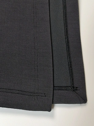 custom elastic waist midi skirt