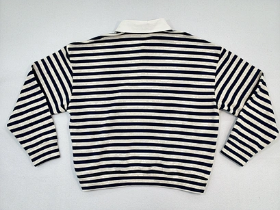 private label striped sweatshirt