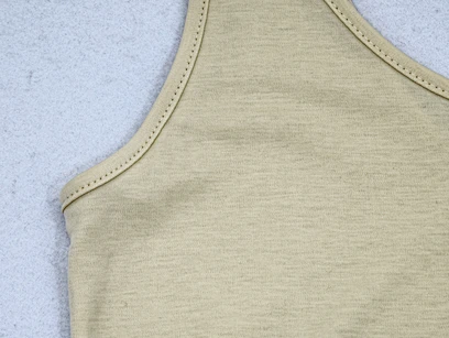 cotton lifestyle basic top scoop-neck jersey tank supplier