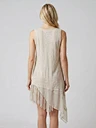 OEM sheer-panel resort dress production