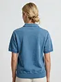 private label denim-look pullover