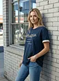 private label embroidered casual top