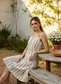 lace trim button front cami