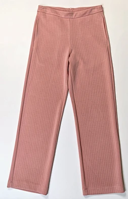 private label textured knit pants