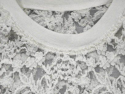 custom resortwear lace T-shirt