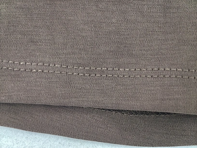 sand-washed modal interlock zip top