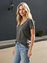 180 GSM cotton linen tee