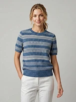 private label short-sleeve sweater