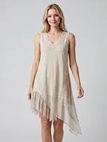 OEM sheer-panel resort dress production
