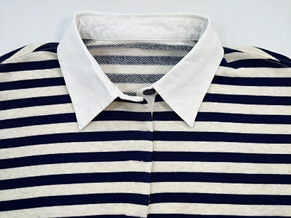 private label striped sweatshirt
