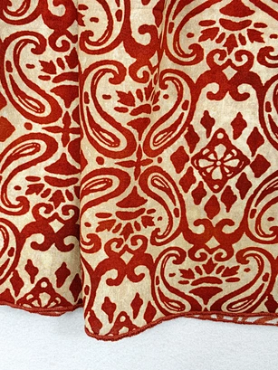100% rayon printed skirt