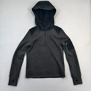 310 GSM brushed French rib hoodie